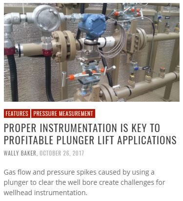 Flow Control: Proper Instrumentation is Key to Profitable Plunger Lift Applications