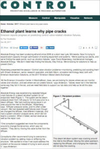 ControlGlobal.com: Ethanol plant learns why pipe cracks
