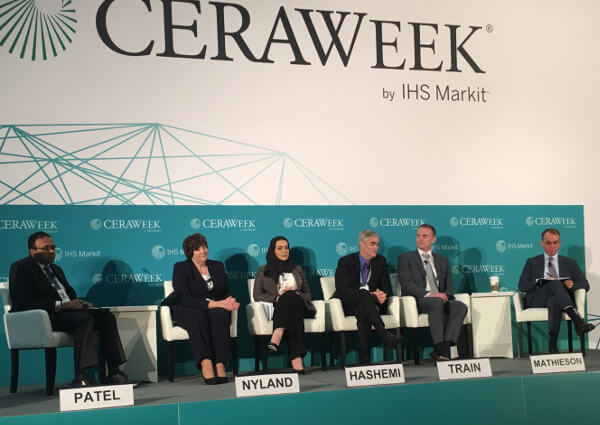 Mike Train at CERAWeek 2018 on Upstream Technology